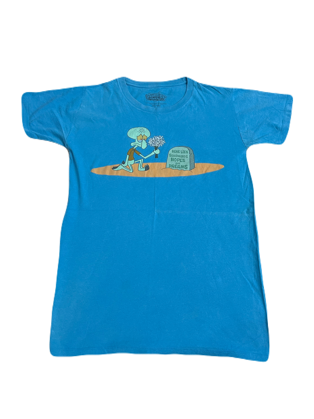 Spongebob "Here Lies Squidward's Hopes & Dreams" Tee (Medium)
