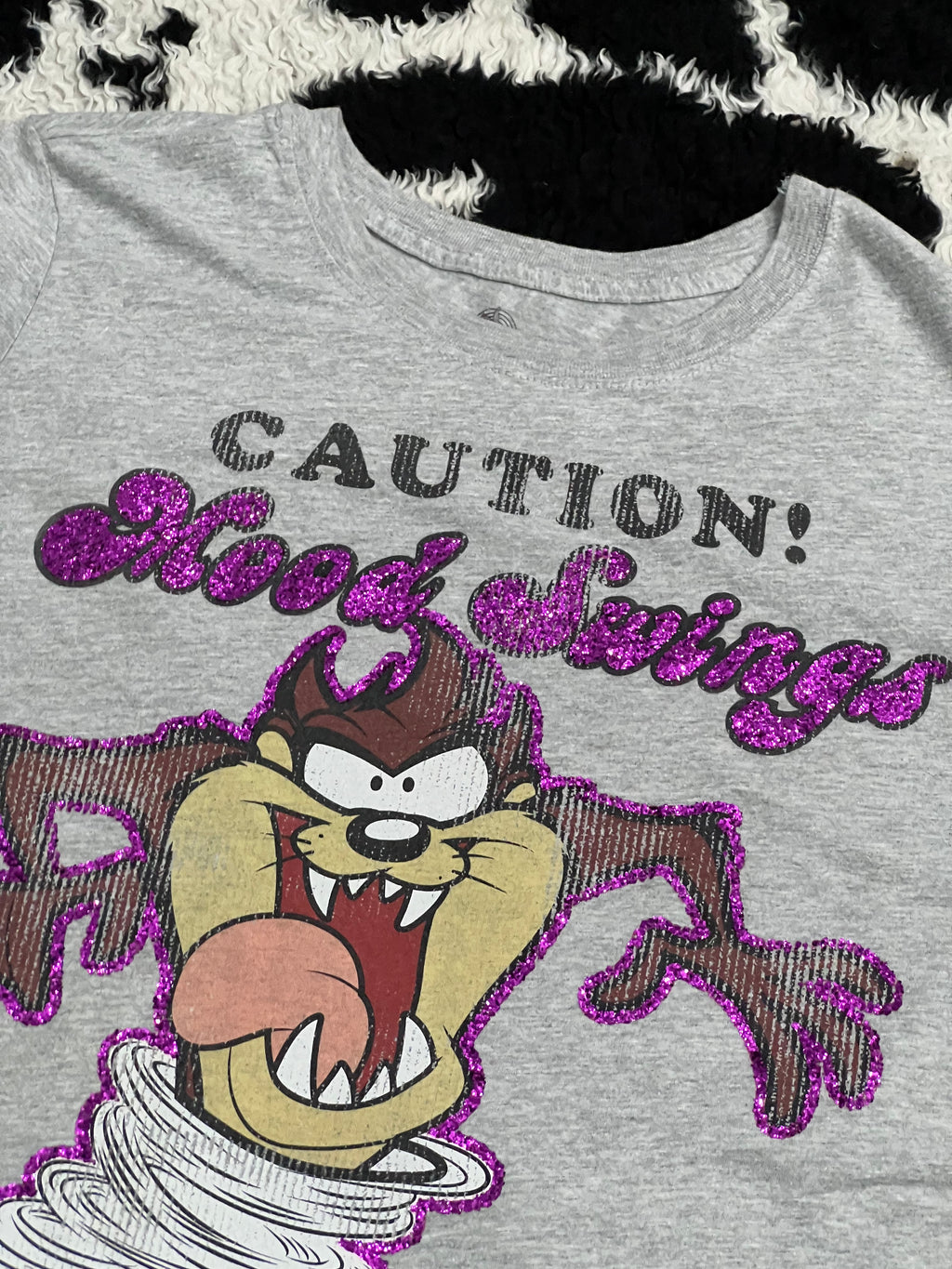 "Caution! Mood Swings" Taz Tee (Large)