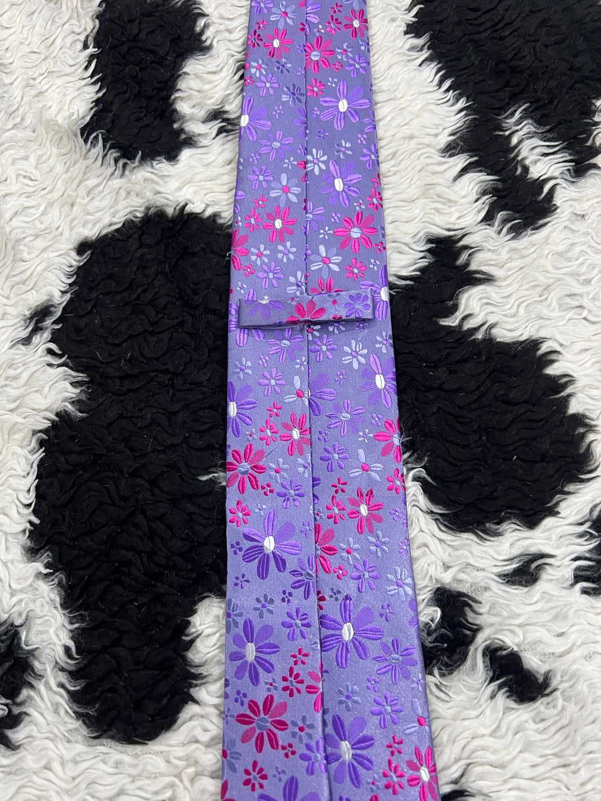 Purple & Pink Floral Tie