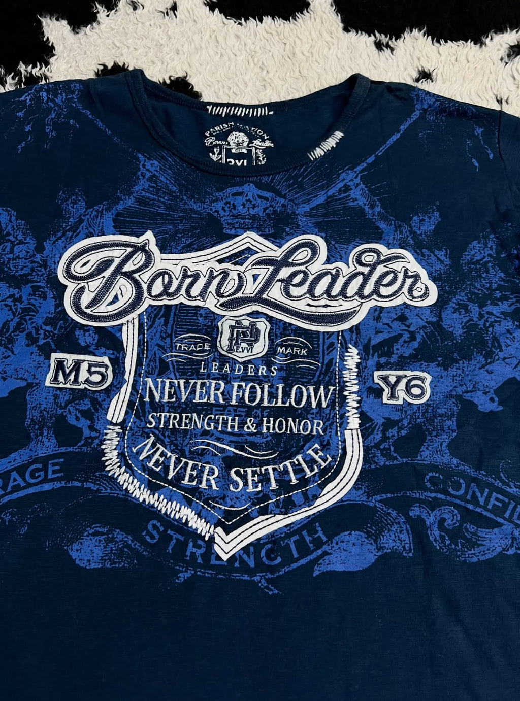 y2k Detailed Born Leader Tee (Large)