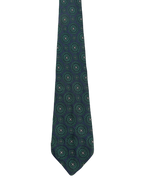 Hornes Green Narrow Embroidered Tie