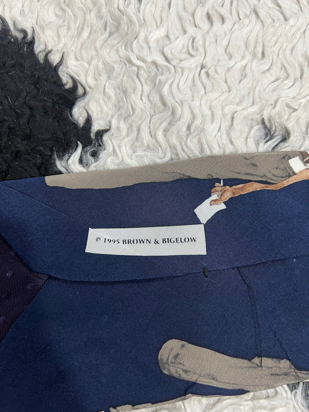 Vintage 1995 Brown & Bigelow Golf Tie