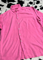 Vibrant Pink Buttonup
