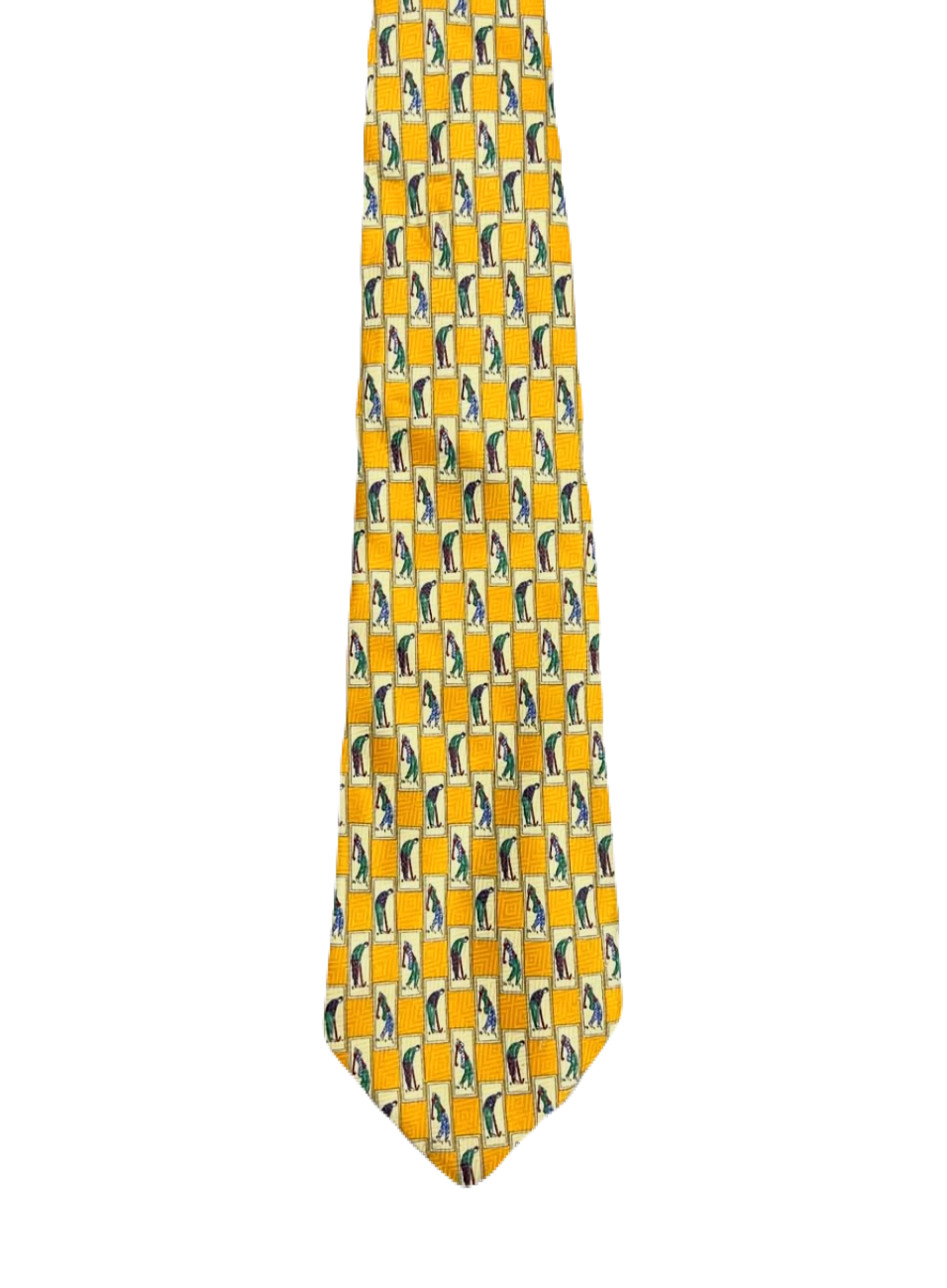 Yellow Golfers Tie