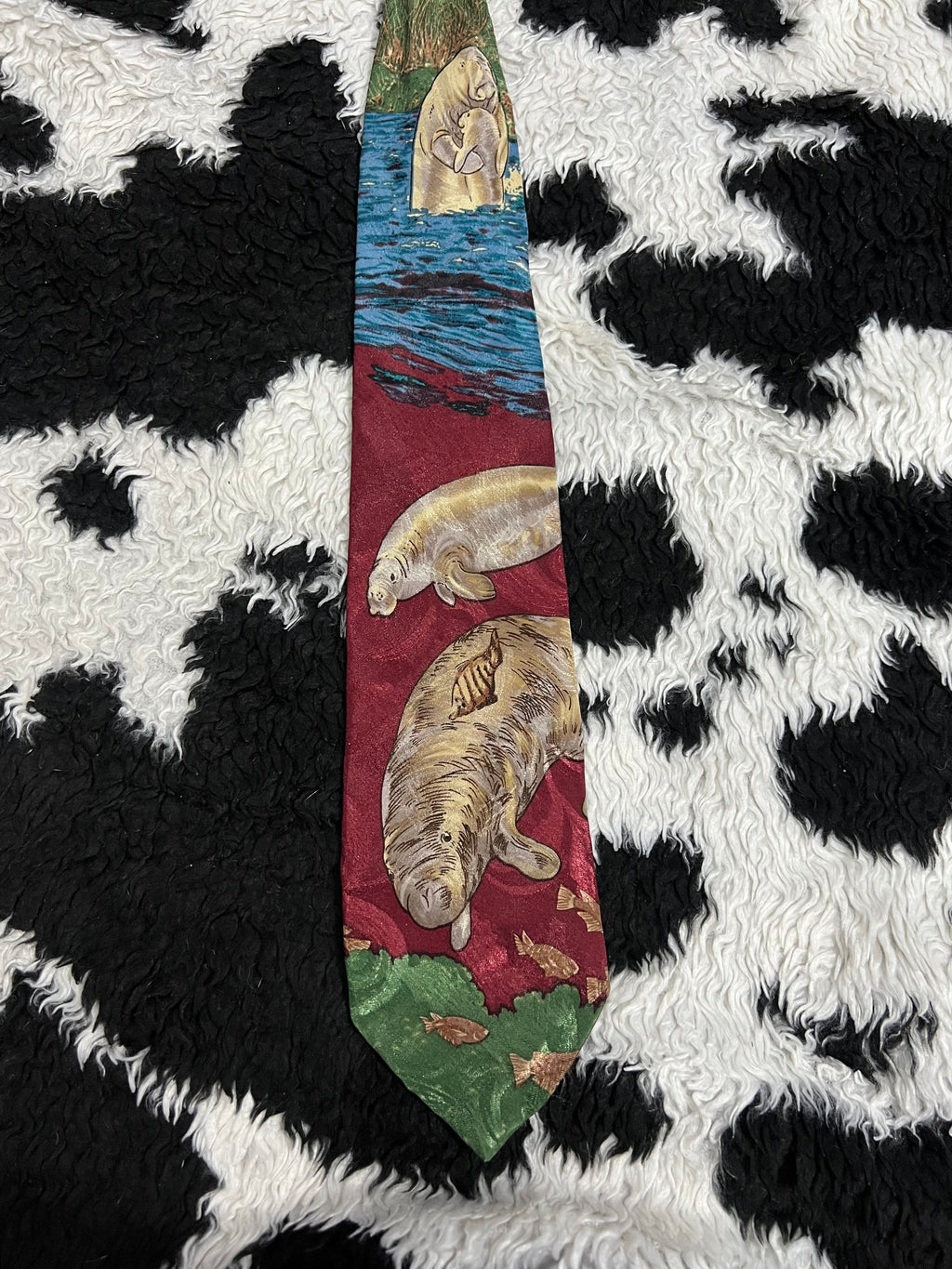 Fish & Manatees Tie