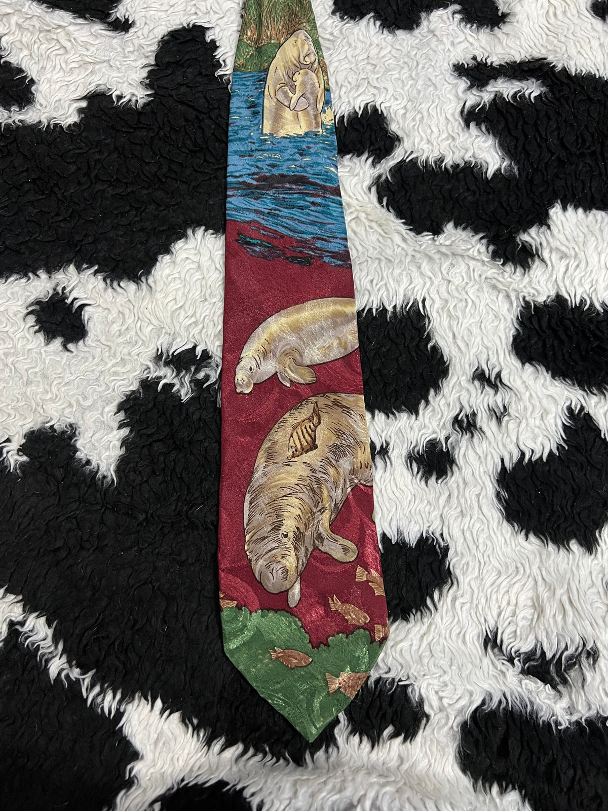 Fish & Manatees Tie