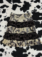 Animal Print & Fur Skirt