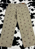 Hoss Floral Embroidered Denims (Waist 32-34)