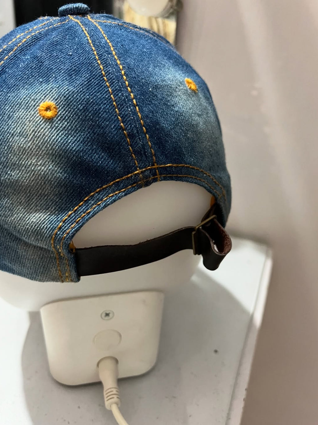 NYC Bedazzled Denim Cap