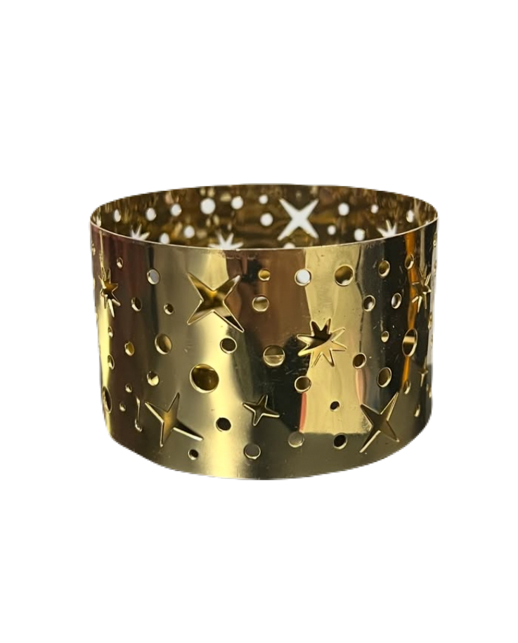 Golden Star Candle Holder