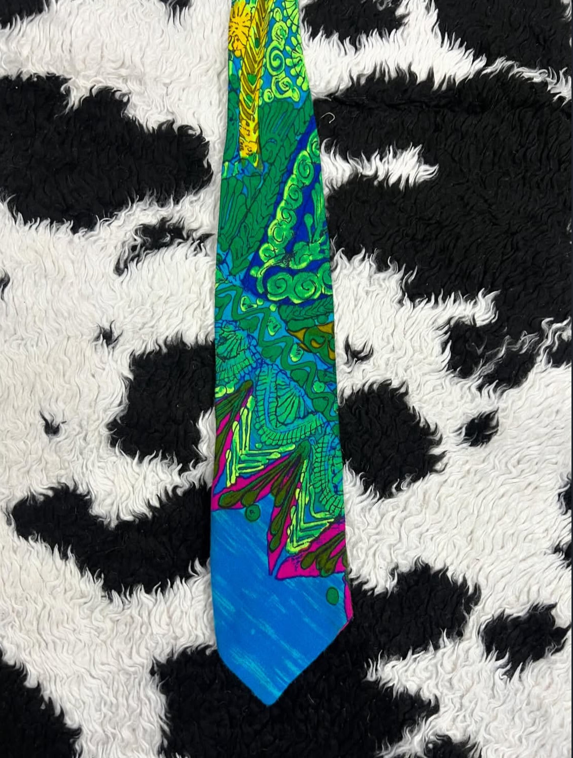 Peacock Abstract Tie