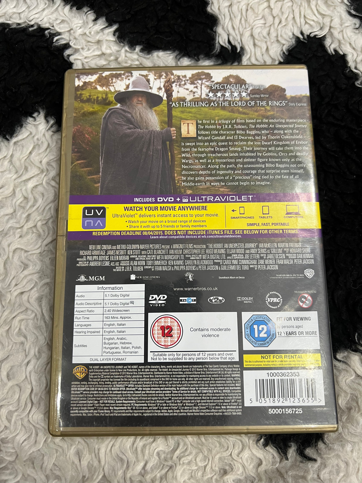 The Hobbit DVD