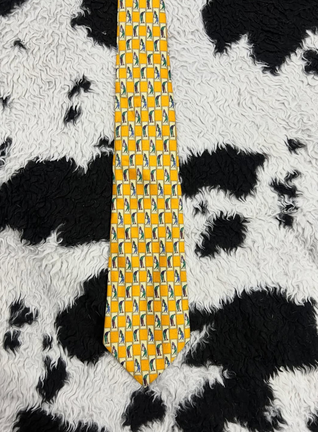 Yellow Golfers Tie