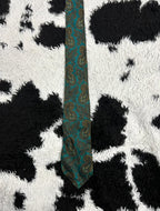 PRINCIPLES Green Paisley Narrow Tie
