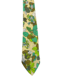 Green Floral Tie