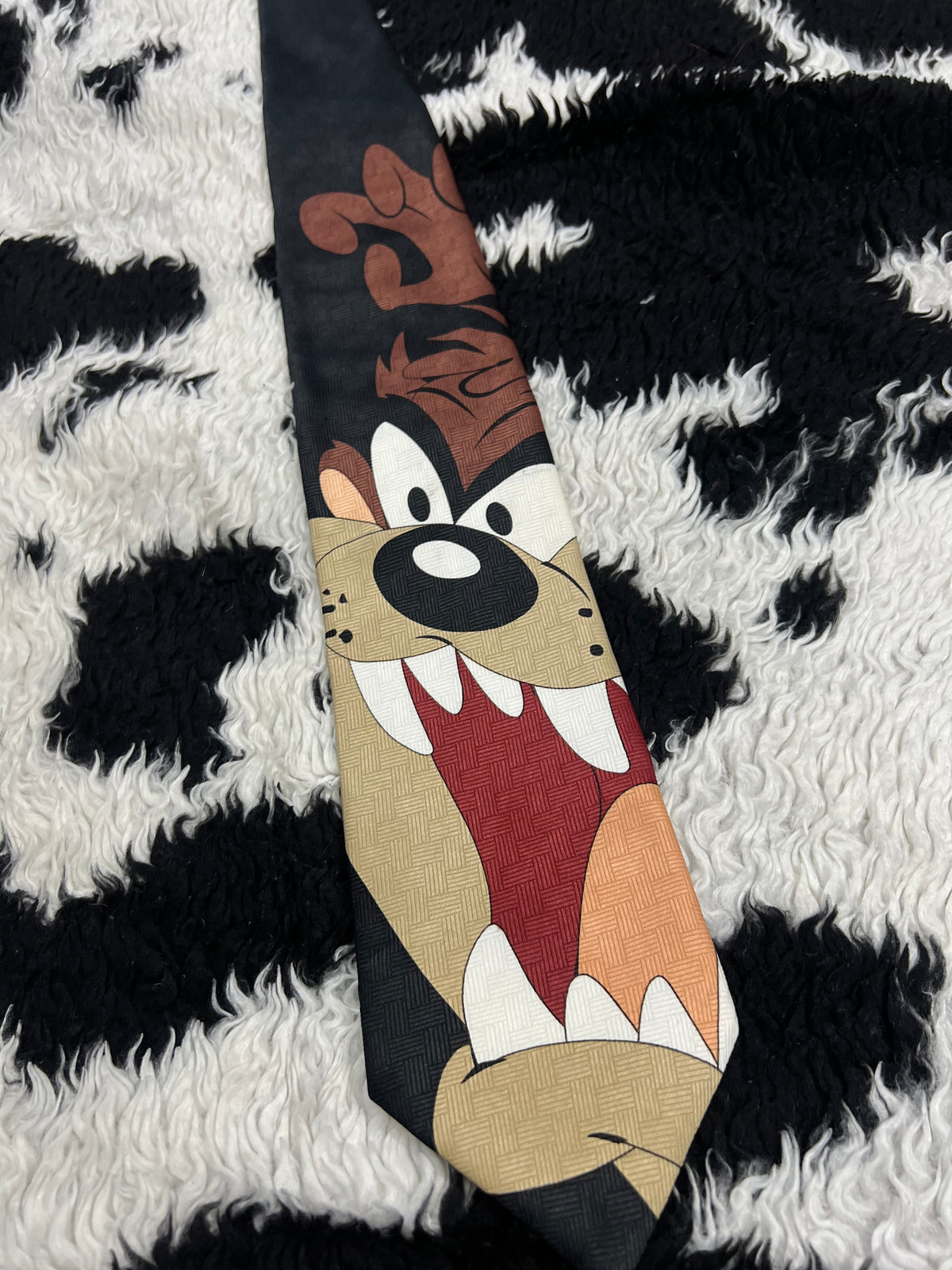 Vintage Ralph Marlin Taz Closeup Tie