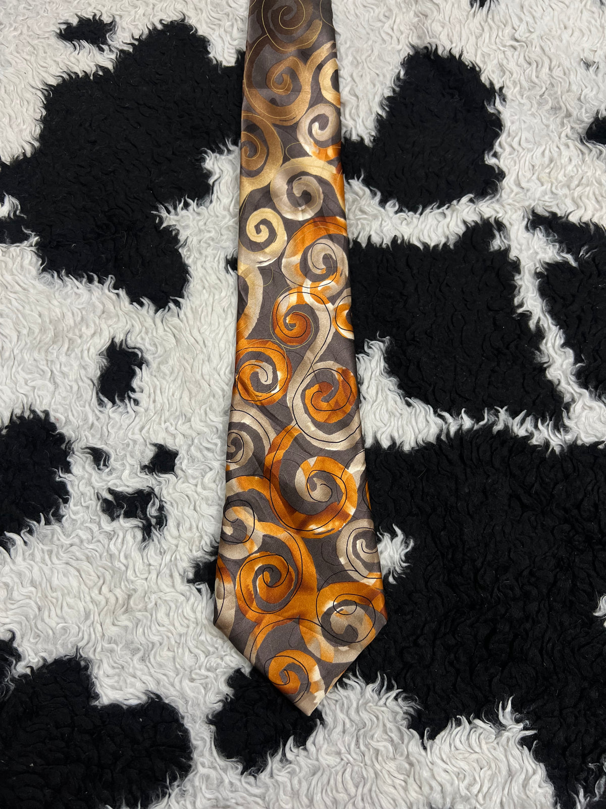 J. Garcia Snail Gardens Swirls Tie