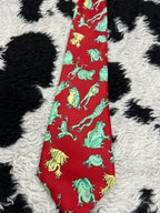 Vintage Rene Chagal Frogs Tie