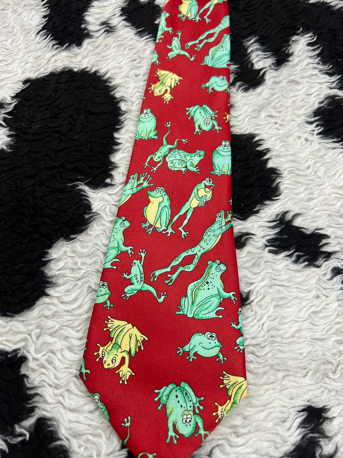 Vintage Rene Chagal Frogs Tie