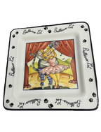 Ballerina Cat Ceramic Plate