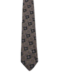 Gilt Edge Brown & Black Embroidered Tie