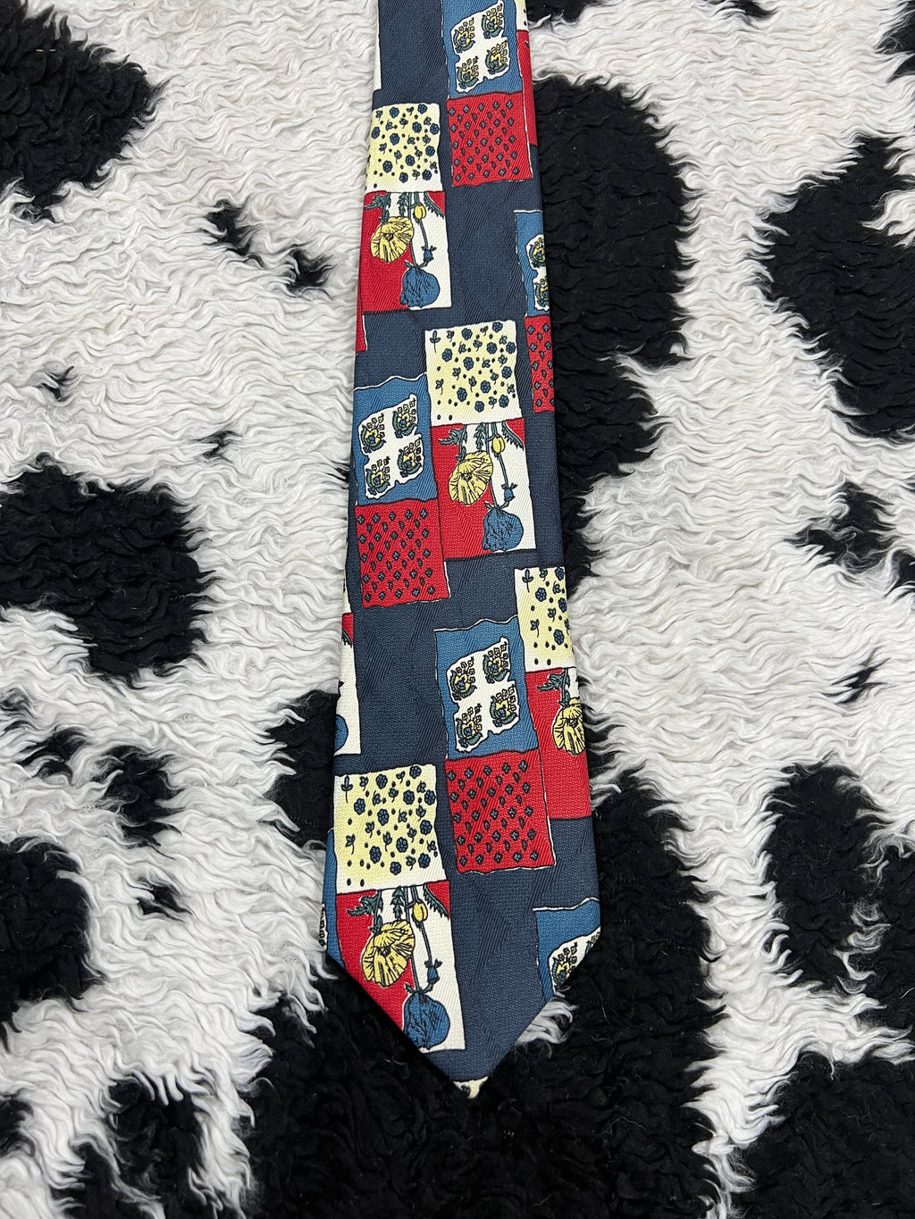 Floral Patchwork Tie