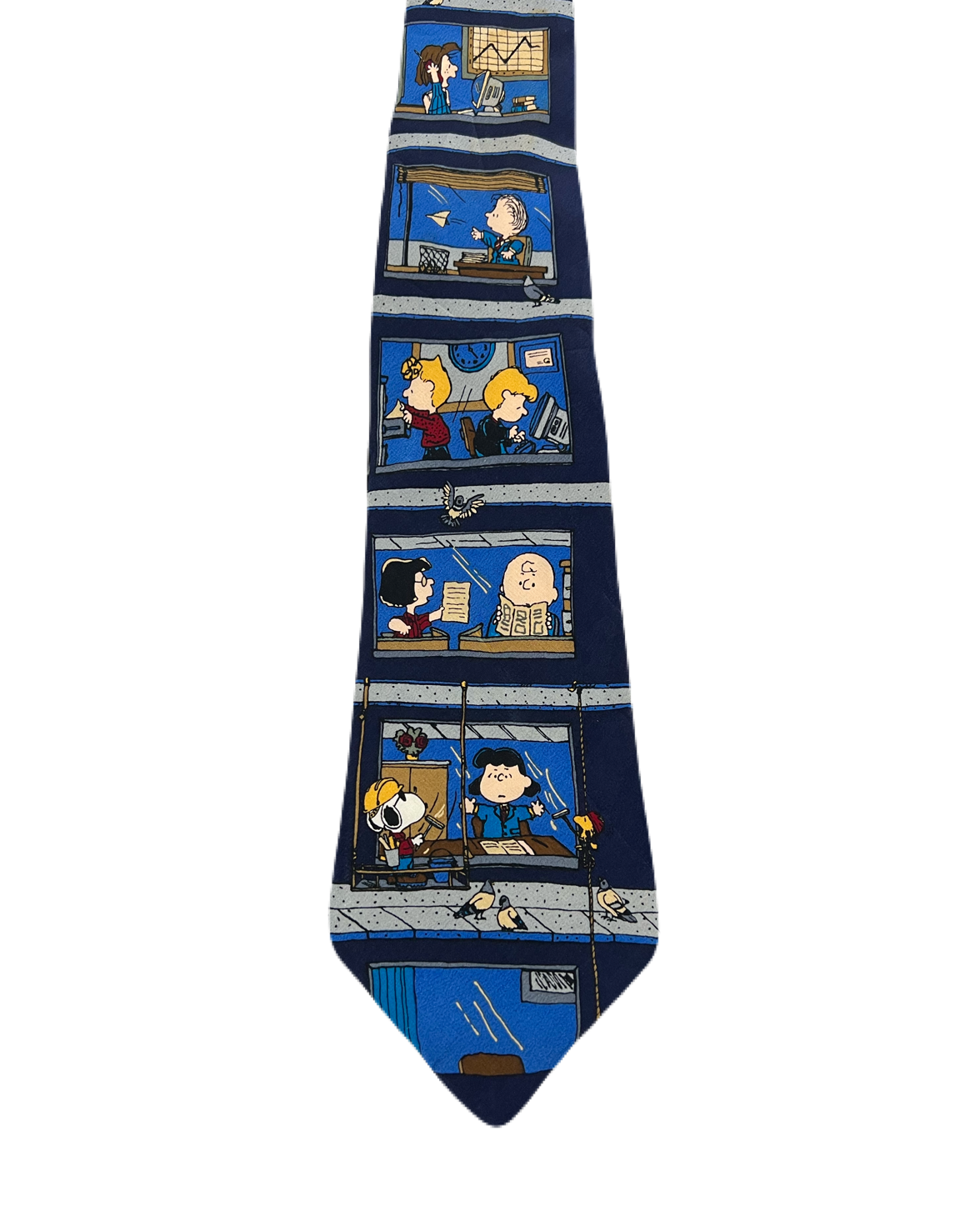 Snoopy Office Window Cleaner Tie
