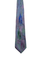 Lavender Abstract Embroidered Tie