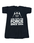 Star Wars "One with the Force since 2004" Tee (Medium)
