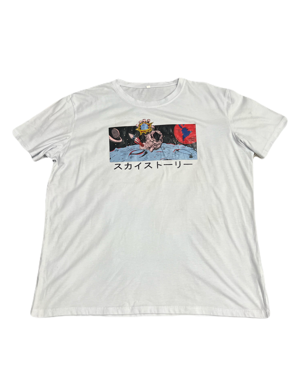Japanese "Sky Story" Astronaut Tee (Extra Large)