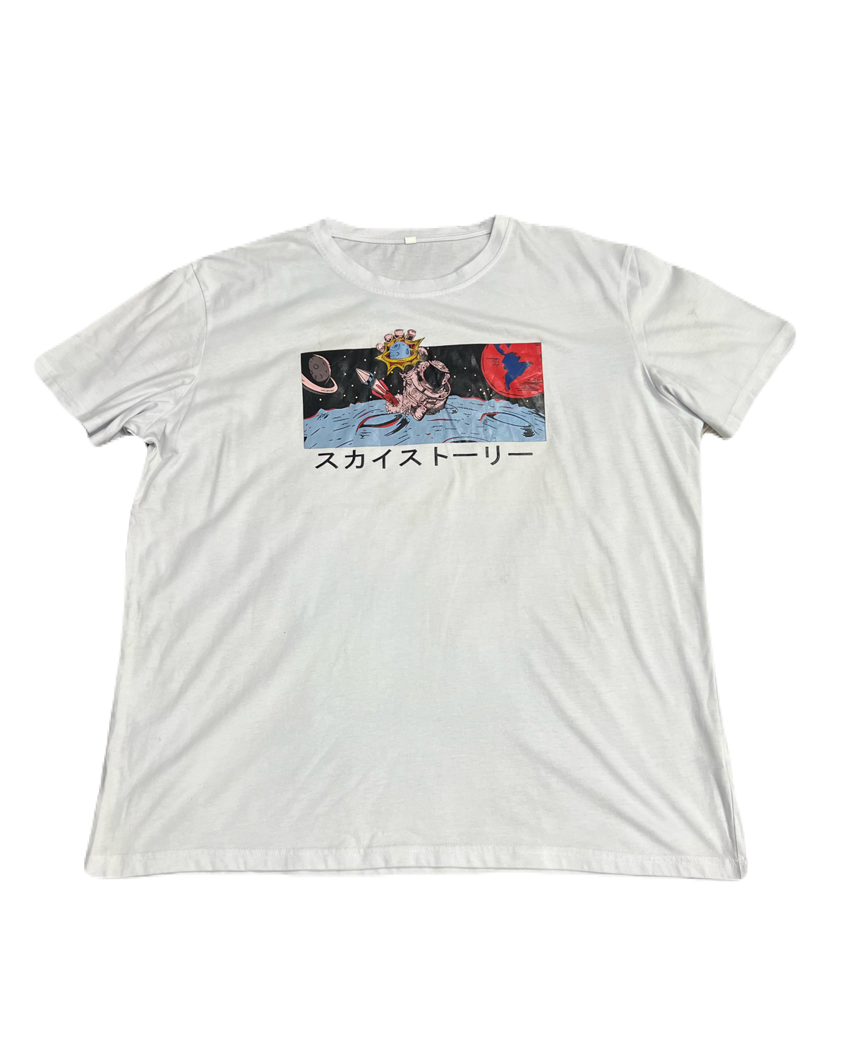 Japanese "Sky Story" Astronaut Tee (Extra Large)