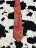 Montagu Fully Embroidered Swirl Tie