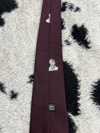 Mozart Embroidered Narrow Tie