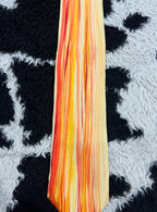 Orange Striped Tie
