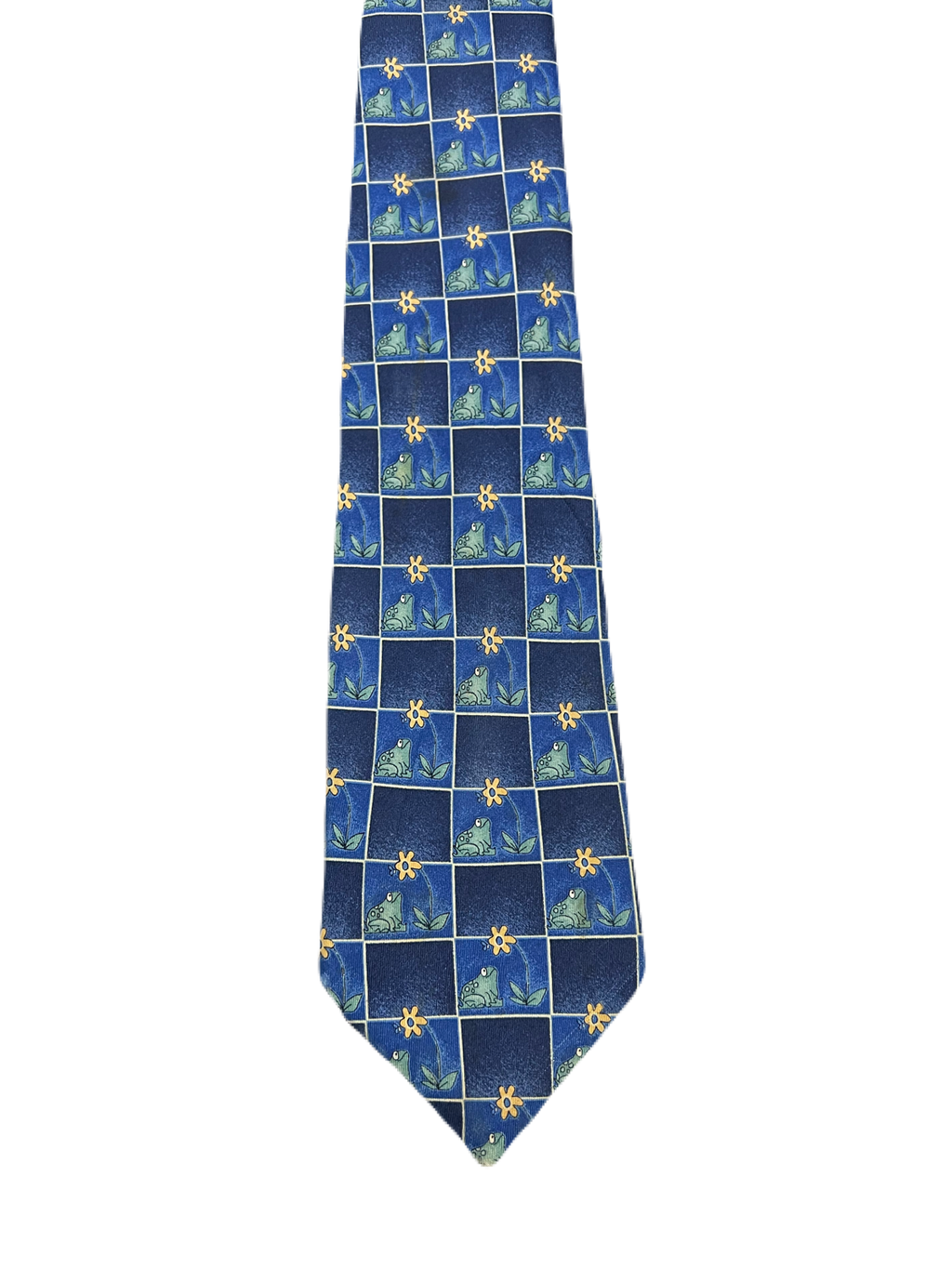 Frogs & Flowers Tie