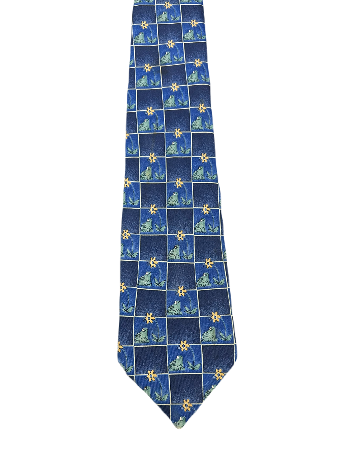 Frogs & Flowers Tie