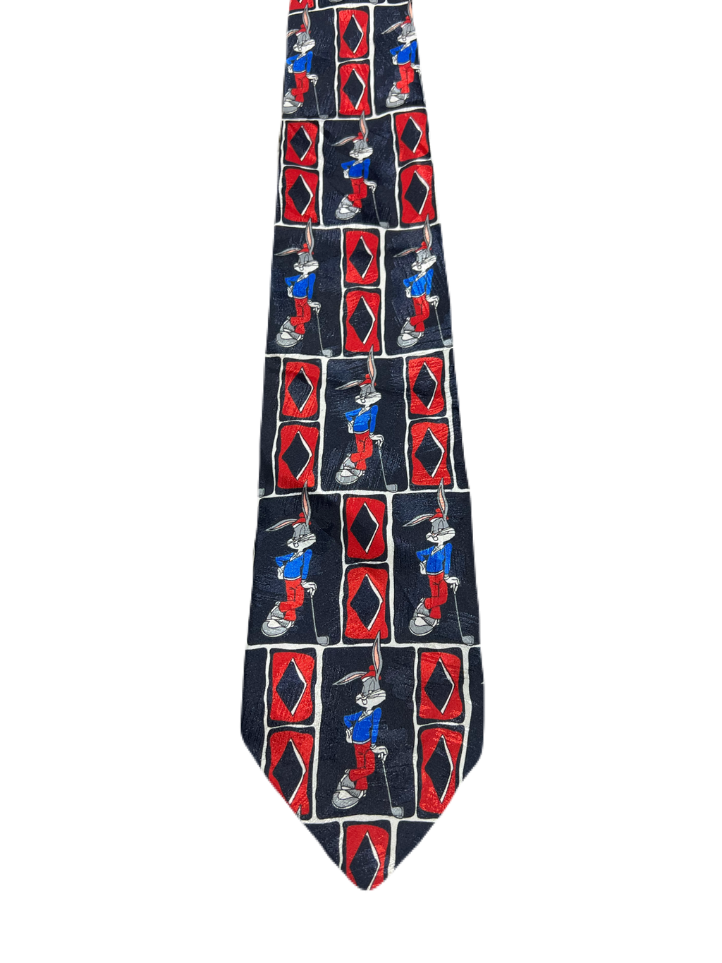 Vintage 1997 Bugs Bunny Golfing Tie