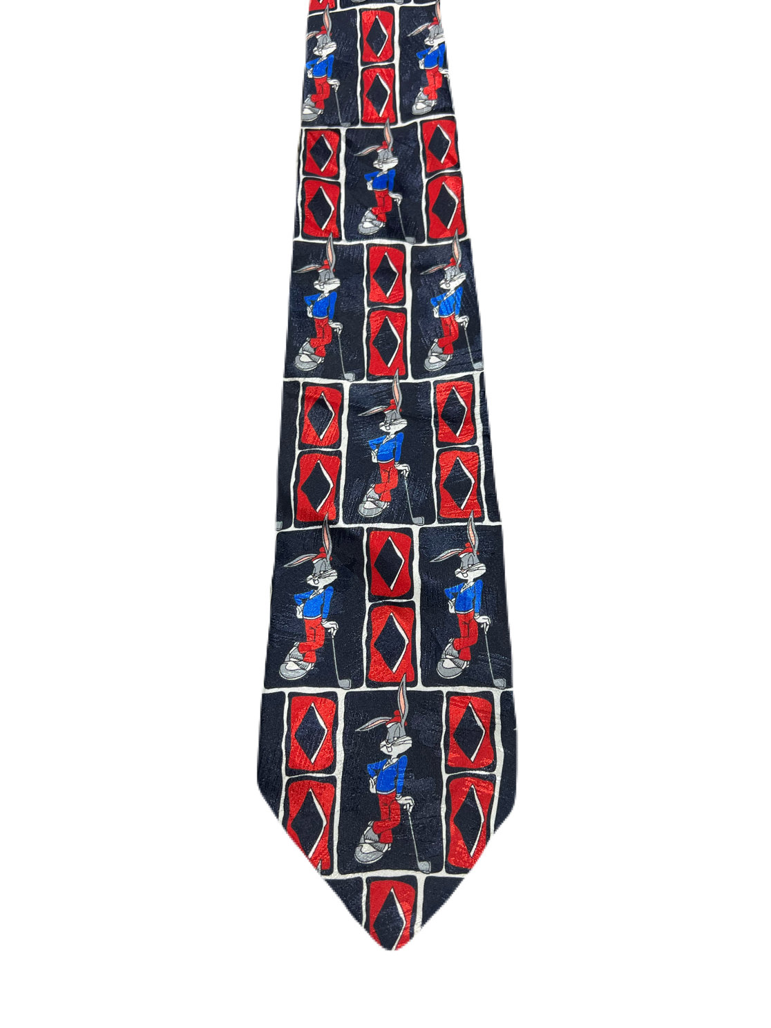 Vintage 1997 Bugs Bunny Golfing Tie