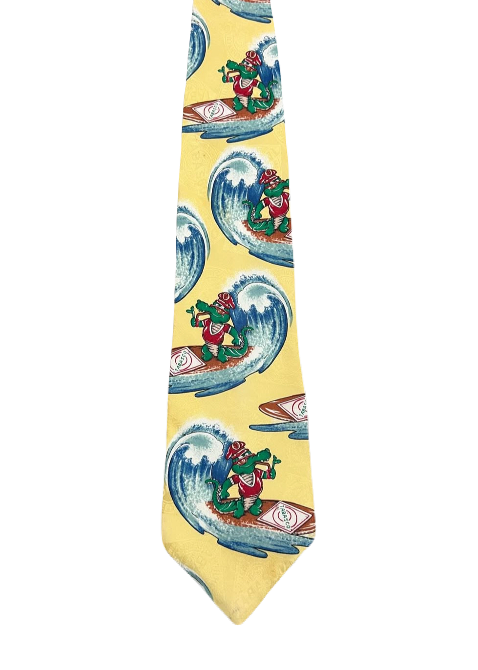 Tabasco Surfing Crocodile Tie