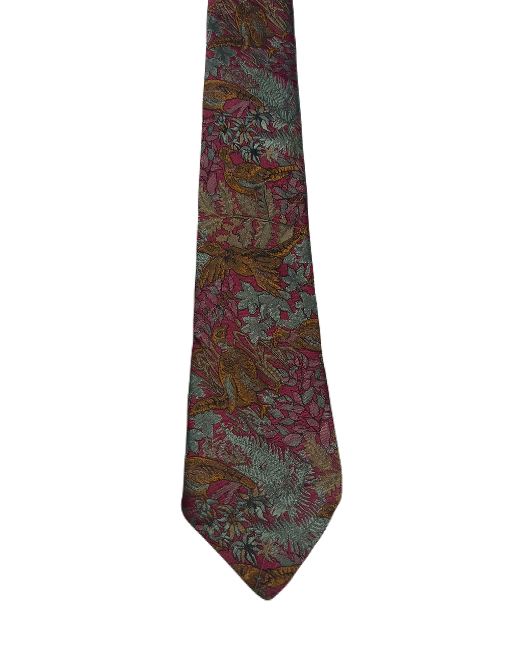 Rage Fully Embroidered Birds in Nature Tie