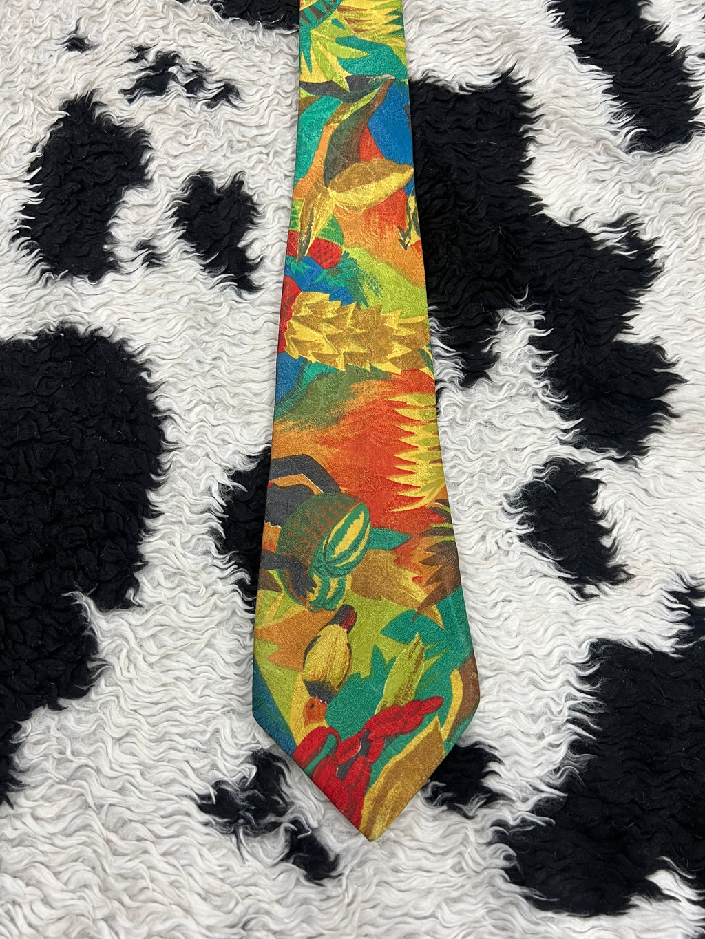 Palette Vibrant Abstract Tie