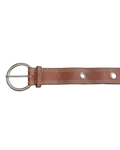 Wide Single Hole Brown Belt