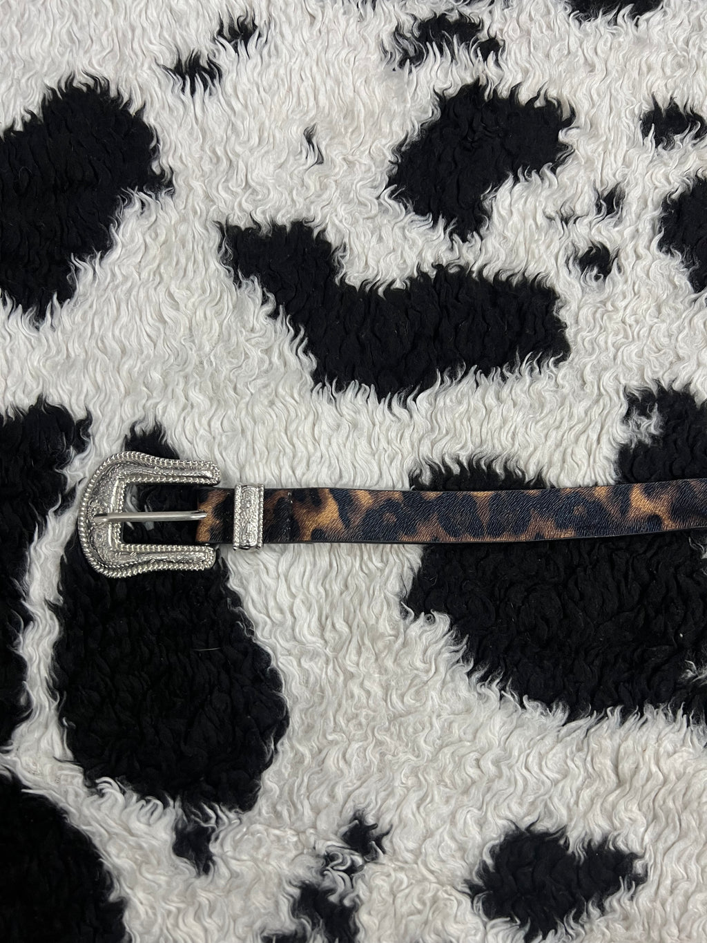 Cheetah Print Belt