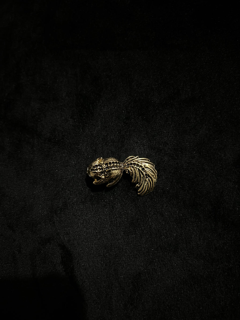 Squirrel Gold Metal Pin