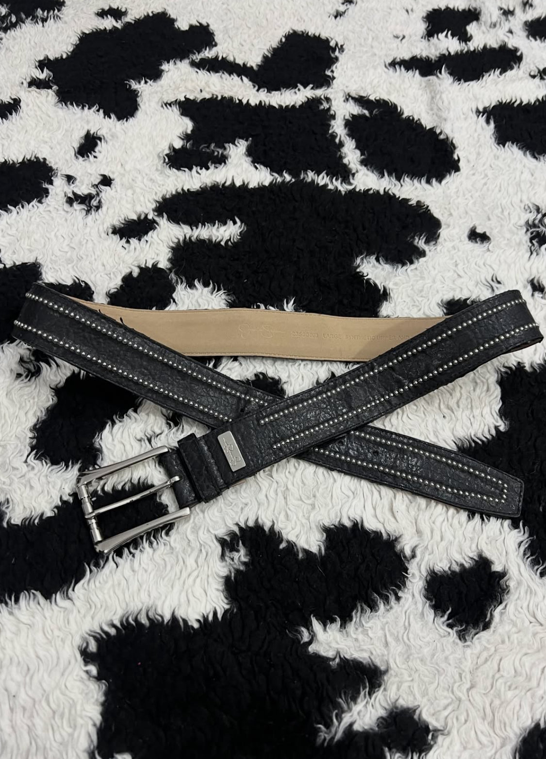 Signia Black Stud Belt