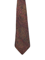Fully Embroidered Vintage Pottery Tie