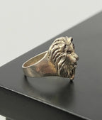 Silver Lion Ring