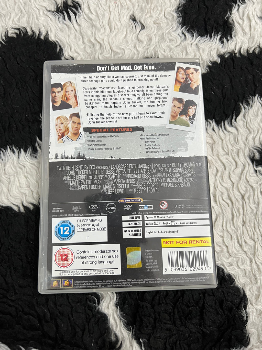 John Tucker Must Die DVD