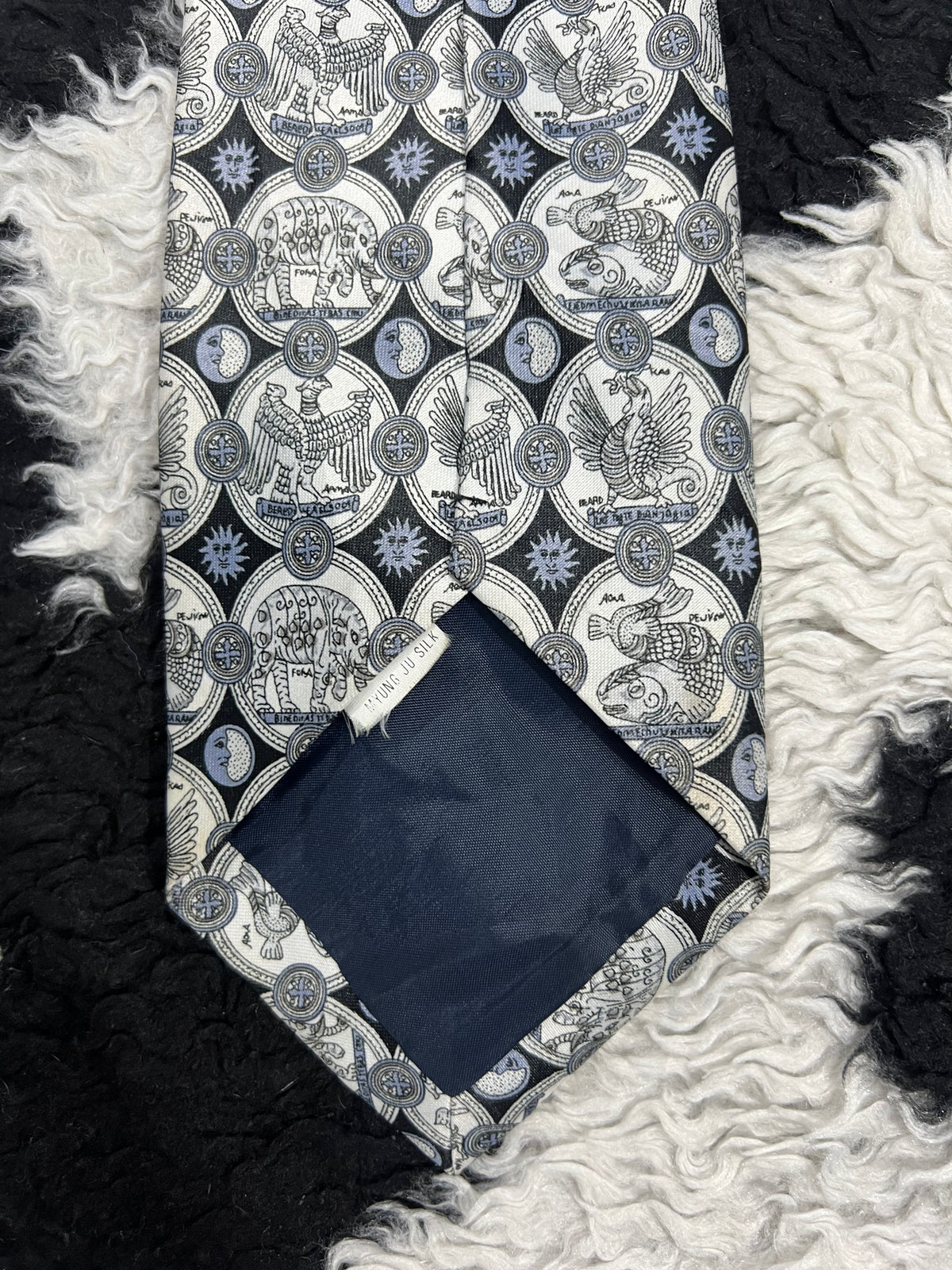 Coins Graphic Tie