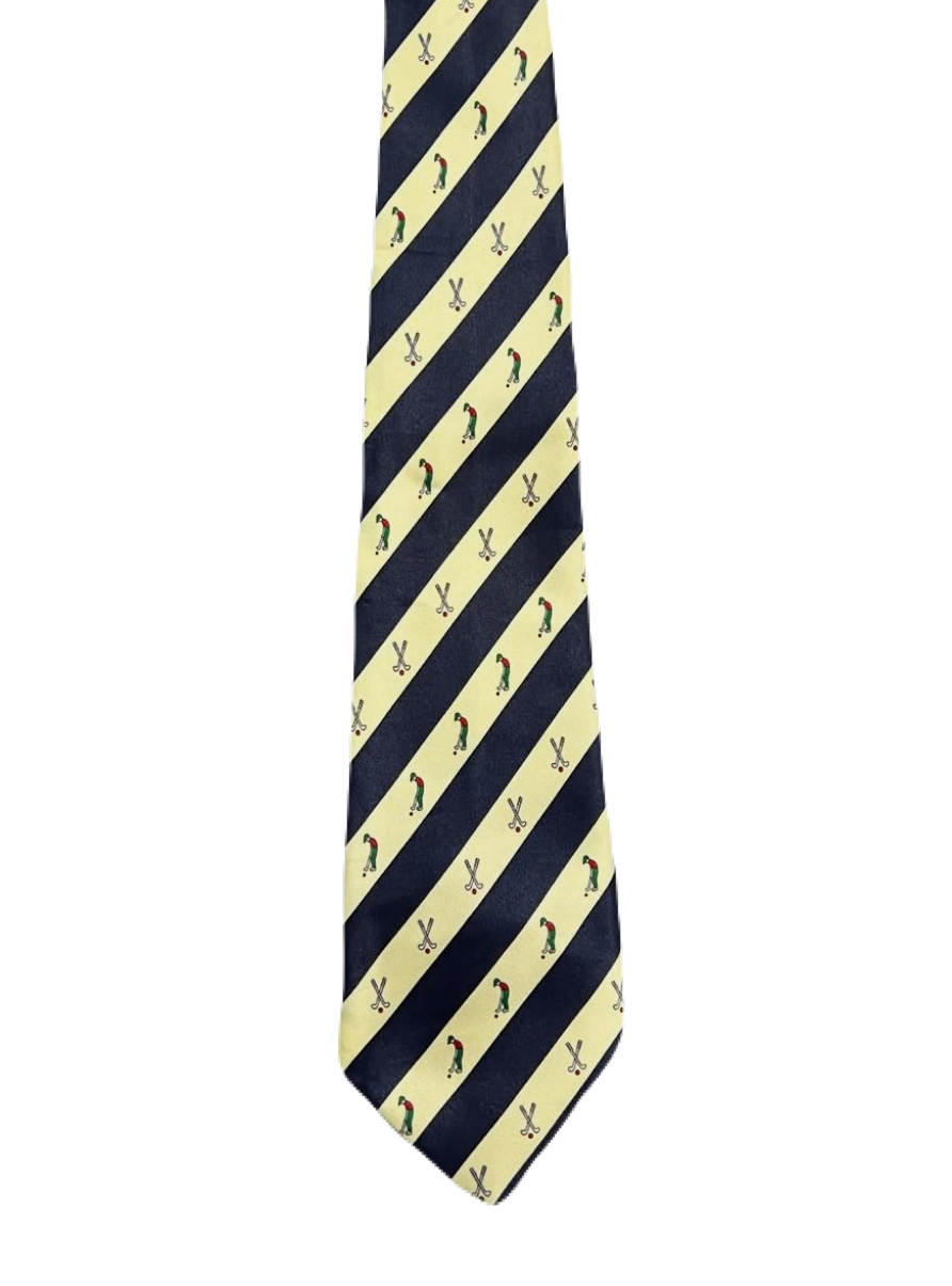 Striped Golf Tie
